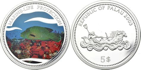 Palau Dollars Napoleonfisch Pp Ma Shops