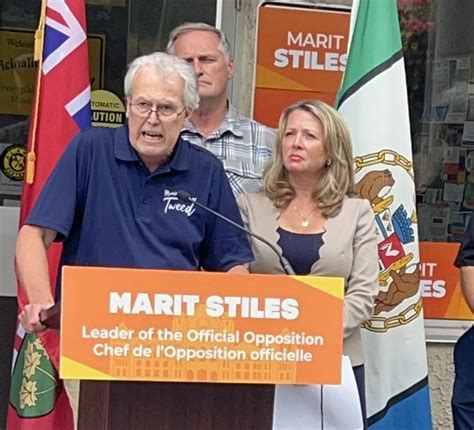 Minutes With Opposition Leader Marit Stiles Quinte News