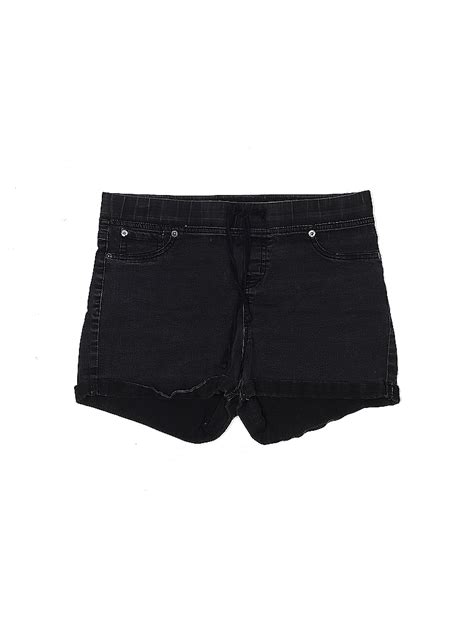 Joe Boxer Solid Black Denim Shorts Size Xl Off Thredup