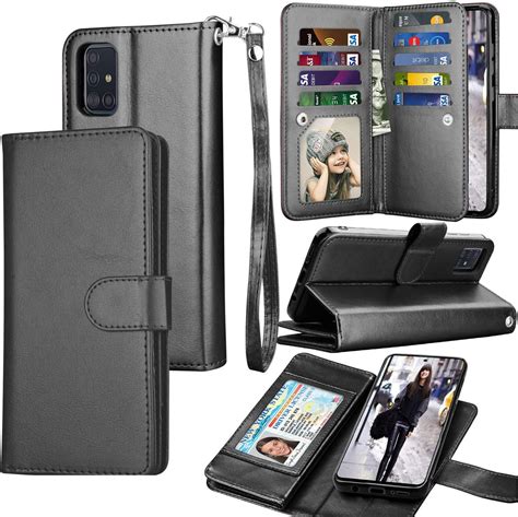 Tekcoo Galaxy A71 5g Case 5g Version Galaxy A71 Wallet Case Luxury Pu Leather