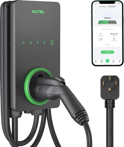 Autel Home Smart Level 2 Ev Charger Up To 40amp 240v Indooroutdoor Electric Vehicle Charging