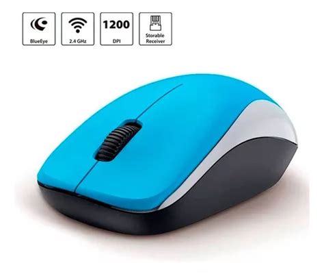 Mouse Genius inalámbrico NX 7000 Azul ProNet Tecnología