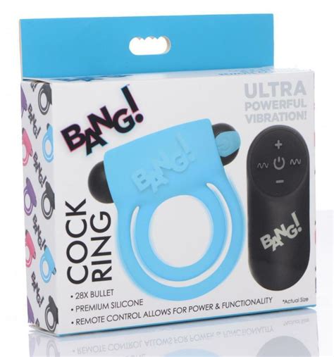 Bang Remote Vibrating Cock Ring Bullet Vibe Increase Male Men