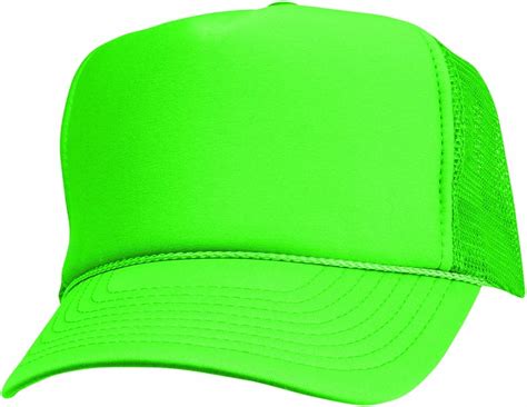 2 Packs Neon Baseball Caps Blank Trucker Hats Summer Mesh