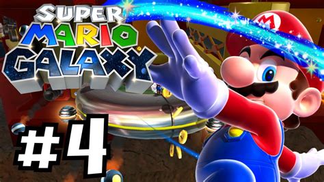 Super Mario Galaxy Gameplay 100 Walkthrough Part 4 Battlerock