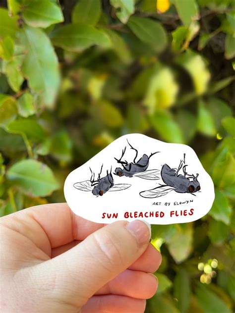 Sun Bleached Flies Sticker Ethel Cain Preachers Daughter Sticker