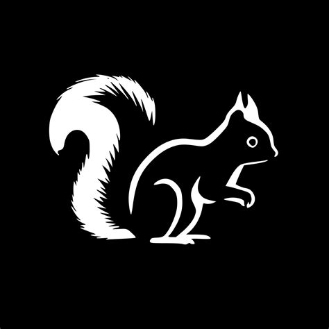 Squirrel Minimalist And Flat Logo Vector Illustration 24143182