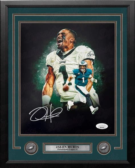 Jalen Hurts Philadelphia Eagles Autographed 11x14 Framed Collage Photo ...