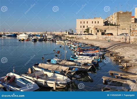 Bisceglie, Italy editorial stock image. Image of sailboat - 110526549