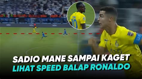 Reaksi Sadio Mane Lihat Sprint Cr Aksi Gila C Ronaldo X Pamer Speed