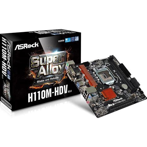 Asrock H M Hdv R Intel H So Dual Channel Ddr Matx Retail