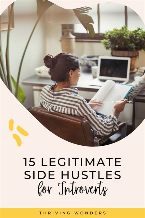 15 Legitimate Side Hustle Ideas For Introverts Thriving Wonders