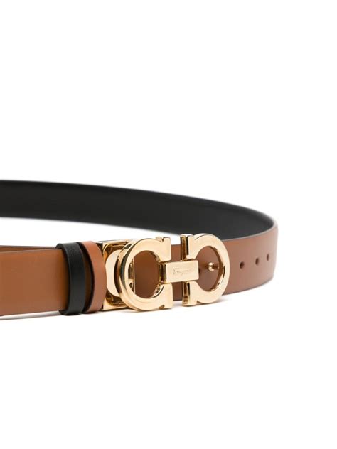 Ferragamo Gancini Reversible Leather Belt Farfetch