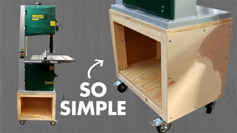 Diy Mobile Bandsaw Base So Simple Youtube