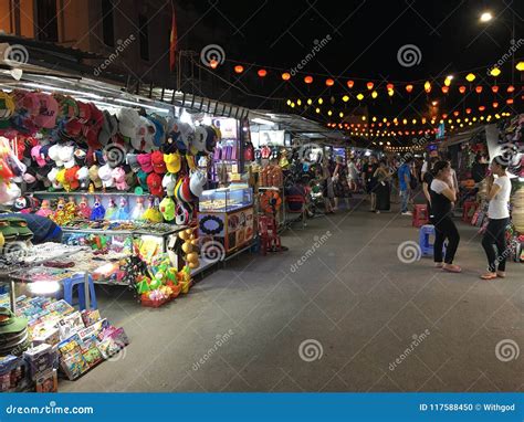 Night Market at Nha Trang City on Tran Phu Street Editorial Image ...