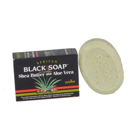 Buy Madina African Black Soap Shea Butter And Aloe Vera 35 Oz Pack