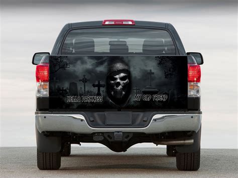 Grim Reaper Tailgate Wrap Halloween Tailgate Wrap Hello Etsy