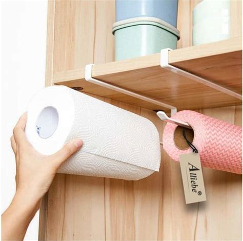 Self Adhesive Paper Towel Holders Holder Kitchen Roll Wall Mo