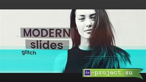 Videohive Modern Glitch Slide Project For After Effects