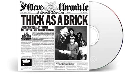 Jethro Tull Thick As A Brick Next Records