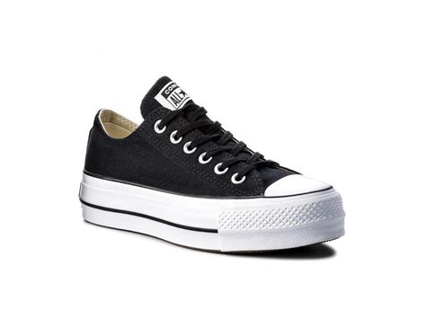 Converse Negras Plataforma Converse Negras Plataforma Mujer