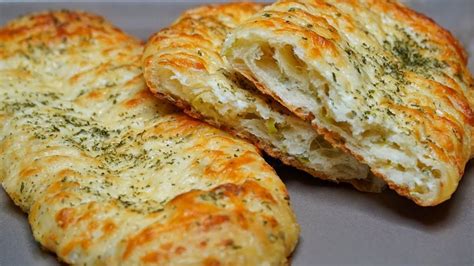 No Knead Bread Recipe Onion Cheese Bread Soft Fluffy Bread