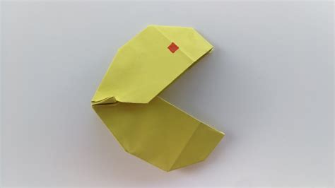 How To Make Origami Pacman Youtube