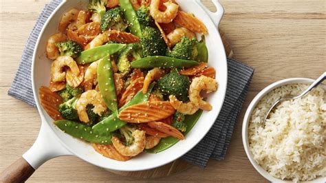 Sesame Shrimp Stir Fry Skillet Recipe