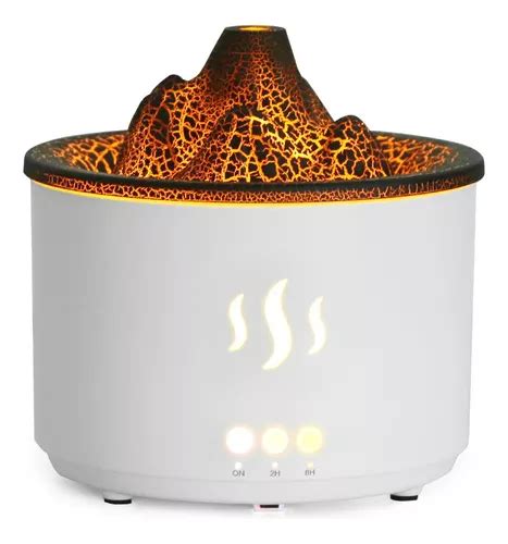 Humidificador Volcan Difusor De Aceite Esencial Aromas Ml