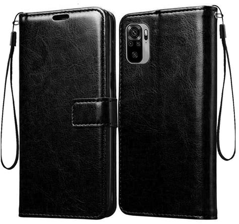 Rjr Vintage Leather Flip Case Cover For Xiaomi Redmi Note 10 Xiaomi