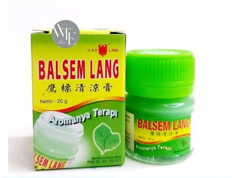 Balsem Lang Eagle Balm Cap Lang 20g Lazada