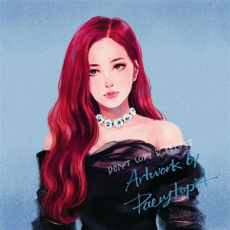 𝐏𝐚𝐞𝐫𝐲𝐭𝐨𝐩𝐢𝐚🌹 On Twitter Rosé Fanart Rose Tumblr Blackpink Rose