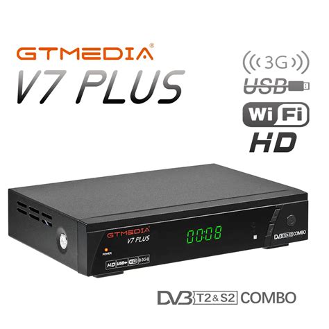 GTMEDIA V7 PLUS DVB S2 DVB T2 Satellite TV Combo Receiver DVB T2 DVB S2