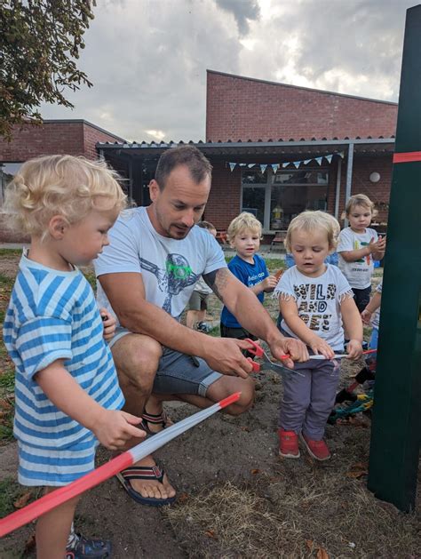 Einweihung der beiden neuen Spielplätze in der AWO Kita Schatzinsel