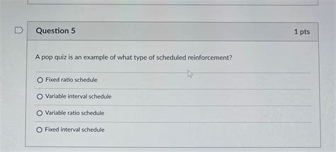 Solved Question 51 PtsA Pop Quiz Is An Example Of What Type Chegg