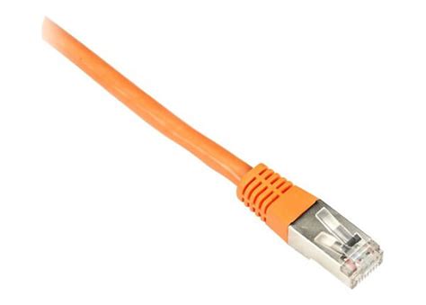 Black Box 5ft Double Shielded Orange CAT6 250Mhz Ethernet Patch Cable, 5' - EVNSL0272OR-0005 ...