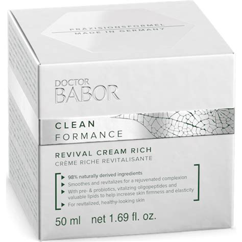 Revival Cream Rich Babor Do Cosm Ticos Profesionales De Precisi N