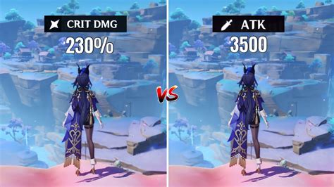 Crit Dmg Build Vs Atk Build Best Build For Clorinde Genshin