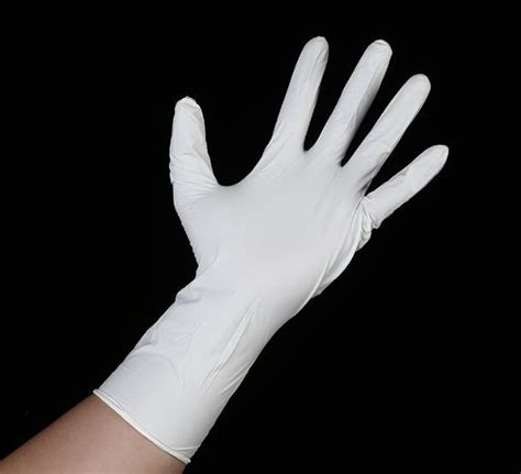 Antistatic White Clean Room Esd Nitrile Gloves Nitrile Gloves And