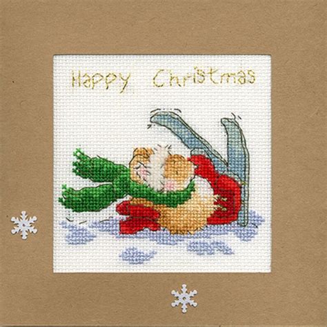 Cross Stitch Christmas Card Kit By Bothy Threads Apres Ski Etsy UK