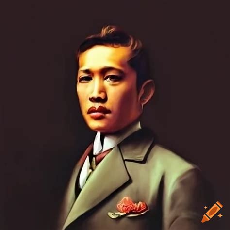 Jose rizal colored picture on Craiyon