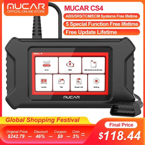 Mucar Cs Outil De Diagnostic Automobile Professionnel Scanner Obd