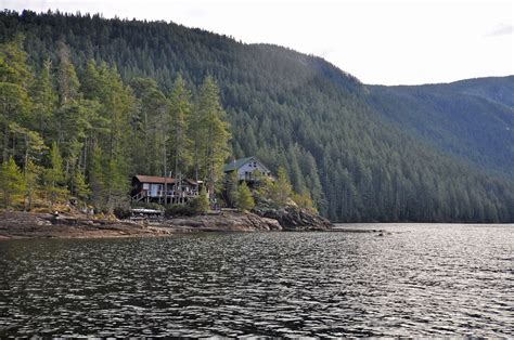 Stunning Small Island With 2 Cabins Powell Lake Bc Landquest® Realty