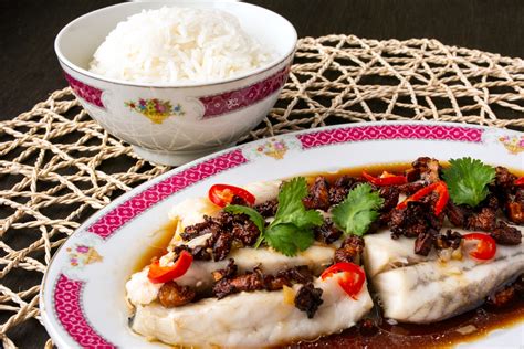 Steamed Barramundi Fish With Preserved Radish Asian Inspirations