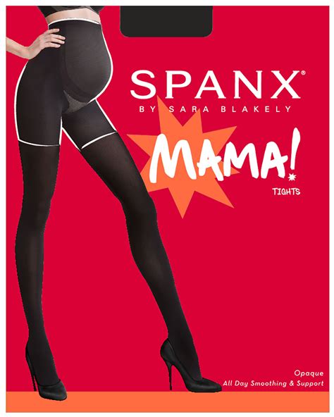 Spanx Mama Sheer Maternity Tights Very Black