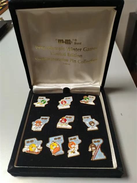 Rare Coffret Pins Collector Jeux Olympiques Albertville M Et M S