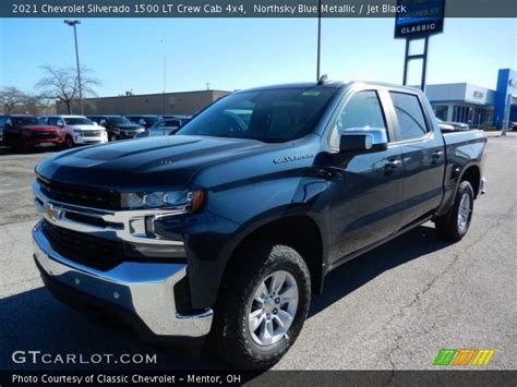 Northsky Blue Metallic 2021 Chevrolet Silverado 1500 LT Crew Cab 4x4