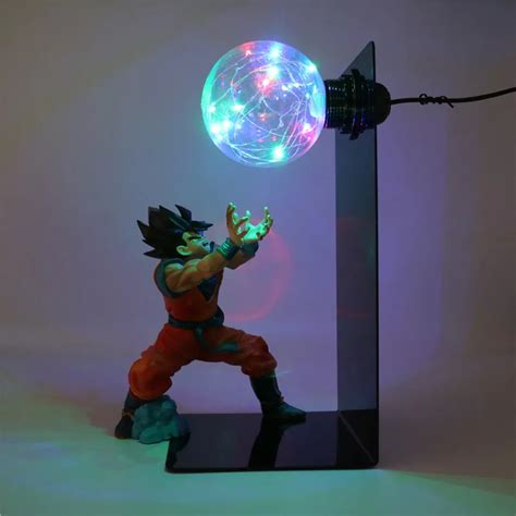 Dragon Ball Z Goku Action Figures Lamp Diy Anime Model Table Lamp Baby