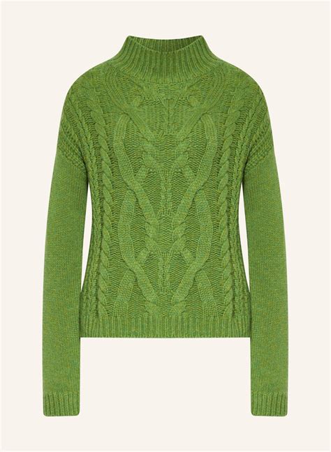 Darling Harbour Pullover Mit Cashmere In Oliv