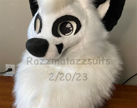 High Quality Arctic Fox Fursuit Head Premade Ready To Ship Etsy